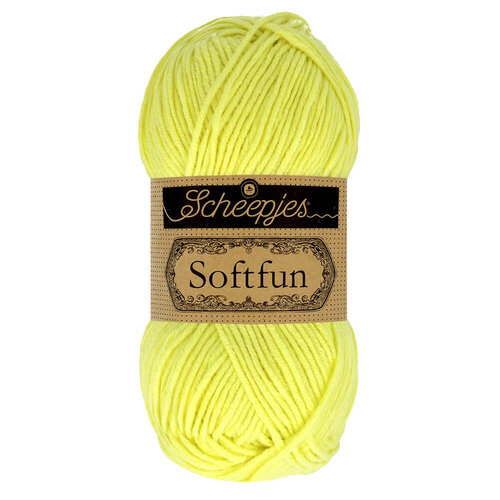 SCHEEPJES Scheepjes Softfun 50g - 2638 Soft Lime SCHEEPJES Scheepjes Softfun 50g - 2638 Soft Lime