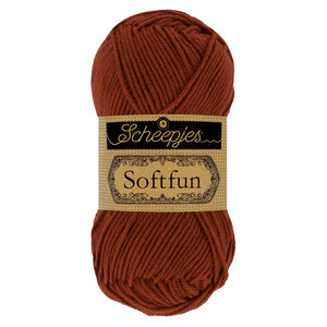 SCHEEPJES Scheepjes Softfun 50g - 2650 Rust