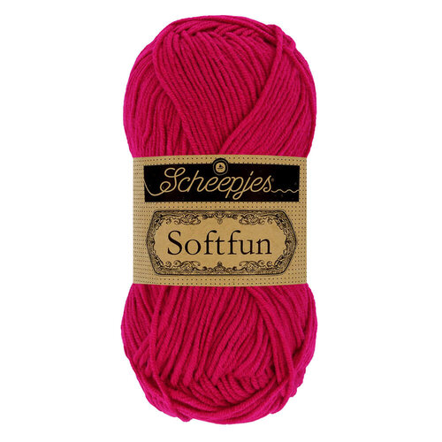 SCHEEPJES Scheepjes Softfun 50g - 2655 Cerise