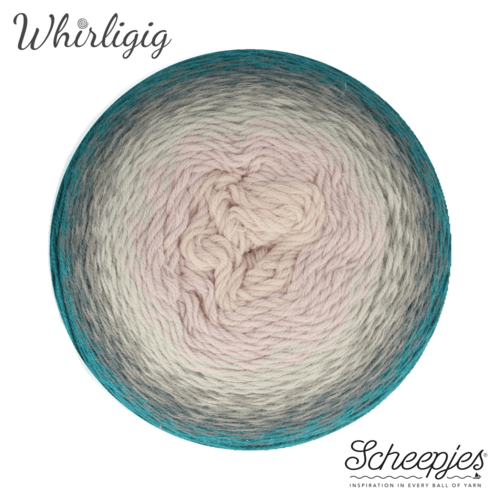 SCHEEPJES Scheepjes Whirligig 1x450g - 204 Teal to Lavender SCHEEPJES Scheepjes Whirligig 1x450g - 204 Teal to Lavender