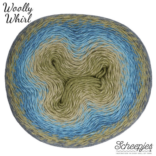 SCHEEPJES Scheepjes Woolly Whirl 1000m - 473 Kiwi Drizzle