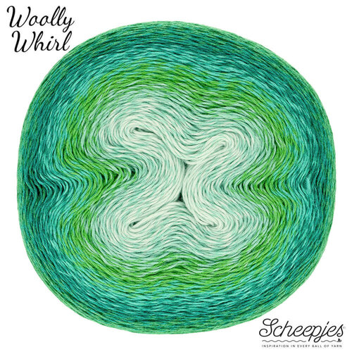 SCHEEPJES Scheepjes Woolly Whirl 1000m - 475 Melting Mint Centre SCHEEPJES Scheepjes Woolly Whirl 1000m - 475 Melting Mint Centre