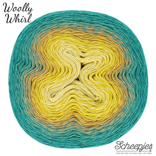 SCHEEPJES Scheepjes Woolly Whirl 1000m - 476 Custard Cream Centre SCHEEPJES Scheepjes Woolly Whirl 1000m - 476 Custard Cream Centre