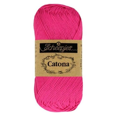 SCHEEPJES Scheepjes Catona 50g - 604 Neon pink SCHEEPJES Scheepjes Catona 50g - 604 Neon pink