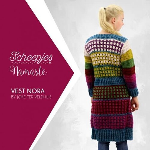 SCHEEPJES HAAKPATROON NAMASTE VEST NORA