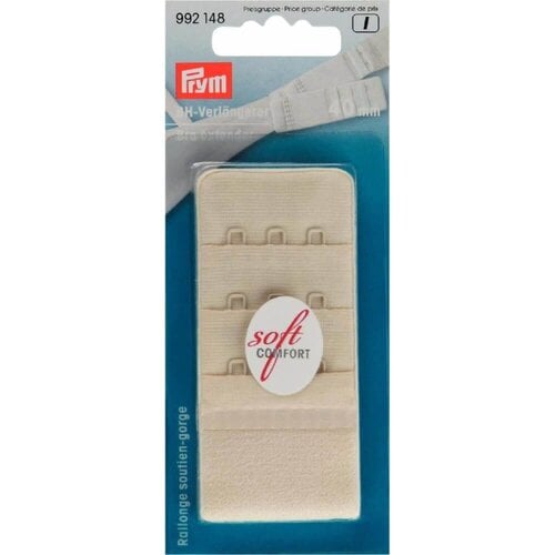 PRYM PRYM BH-VERLENGSTUK 3X3 HAKEN 40MM CHAMPAGNE