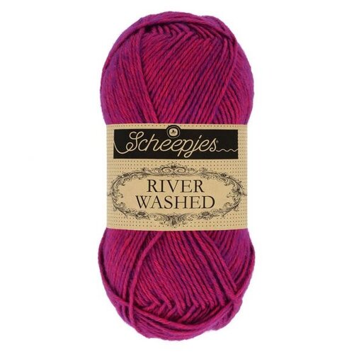 SCHEEPJES Scheepjes River Washed 50 gr - 942 Steenbras SCHEEPJES Scheepjes River Washed 50 gr - 942 Steenbras