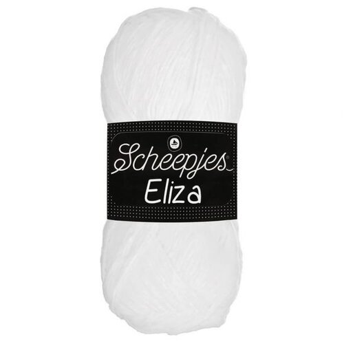 SCHEEPJES Scheepjes Eliza 100g - 218 Bobtail White SCHEEPJES Scheepjes Eliza 100g - 218 Bobtail White