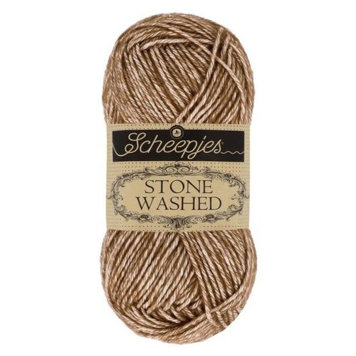SCHEEPJES Stone Washed - 822 Brown Agate SCHEEPJES Stone Washed - 822 Brown Agate
