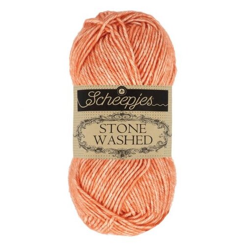 SCHEEPJES Stone Washed - 816 Coral SCHEEPJES Stone Washed - 816 Coral