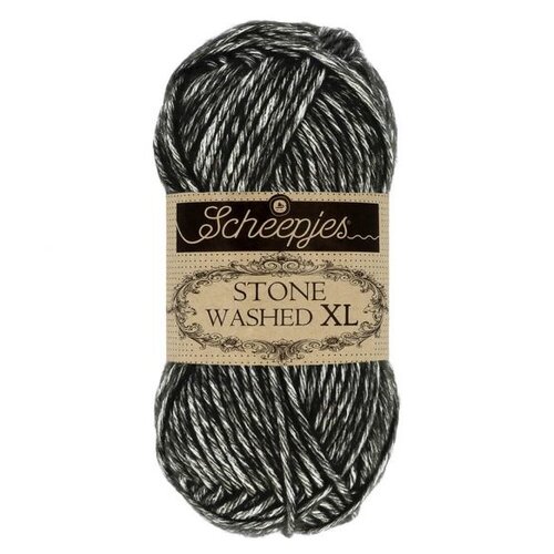 SCHEEPJES Scheepjes Stone Washed XL - 843 Black Onyx SCHEEPJES Scheepjes Stone Washed XL - 843 Black Onyx