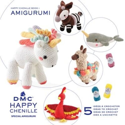 DMC BOEK HAPPY CHENILLE - FANTASIEDIERTJES DMC BOEK HAPPY CHENILLE - FANTASIEDIERTJES
