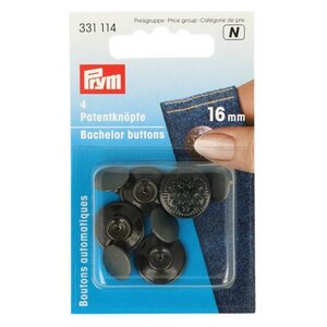 PRYM PRYM VRIJGEZELLENKNOPEN STERREN 16MM BRONS