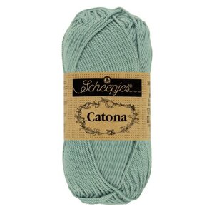 SCHEEPJES Scheepjes Catona 50g - 528 Silver Blue