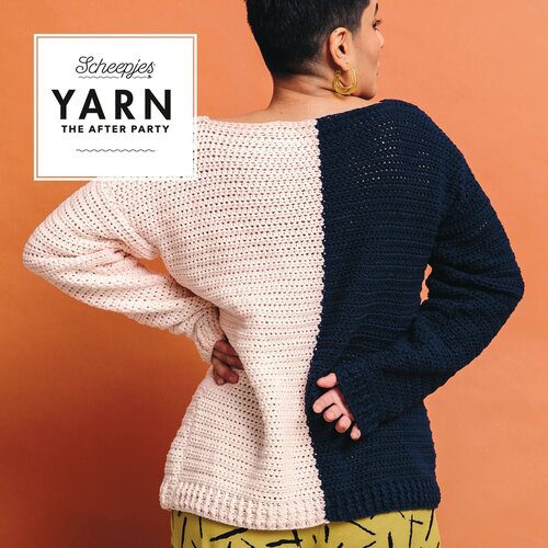 SCHEEPJES YARN THE AFTER PARTY NR.88 HALF & HALF SWEATER NL