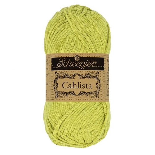 SCHEEPJES Scheepjes Cahlista 50gr - 512 Lime SCHEEPJES Scheepjes Cahlista 50gr - 512 Lime