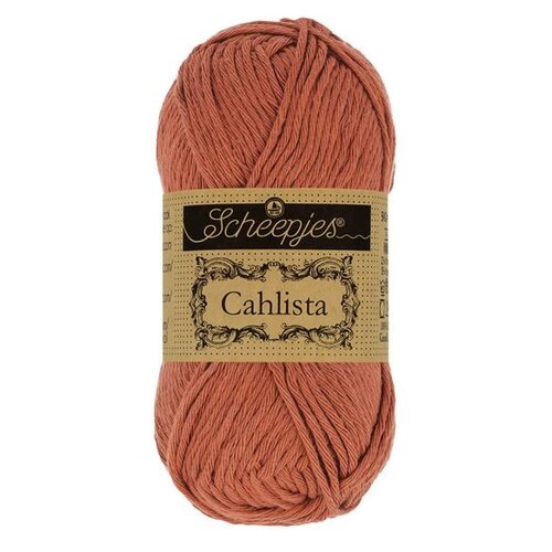 SCHEEPJES Scheepjes Cahlista 50gr - 504 Brick Red