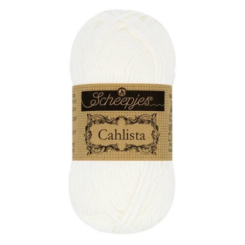 SCHEEPJES Scheepjes Cahlista 50gr - 106 Snow White SCHEEPJES Scheepjes Cahlista 50gr - 106 Snow White