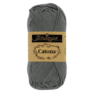 SCHEEPJES Scheepjes Catona 50g - 501 Anthracite