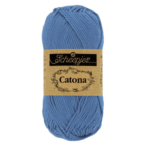 SCHEEPJES Scheepjes Catona 50g - 261 Capri Blue