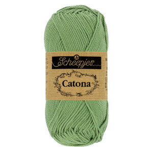 SCHEEPJES Scheepjes Catona 50g - 212 Sage Green