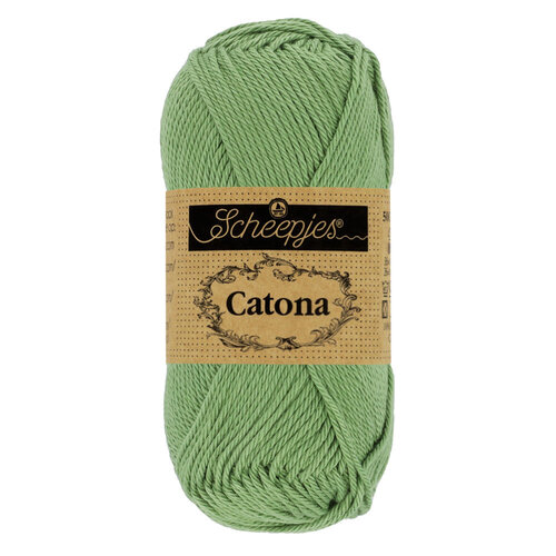 SCHEEPJES Scheepjes Catona 50g - 212 Sage Green