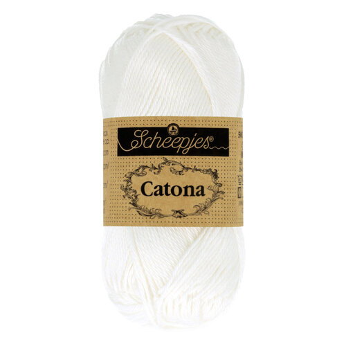 SCHEEPJES Scheepjes Catona 50g - 106 Snow White