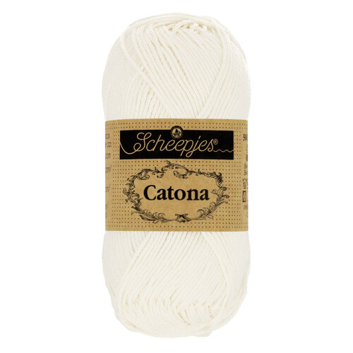 SCHEEPJES Scheepjes Catona 50g - 105 Bridal White