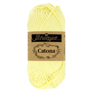 SCHEEPJES Scheepjes Catona 50g - 100 Lemon Chiffon