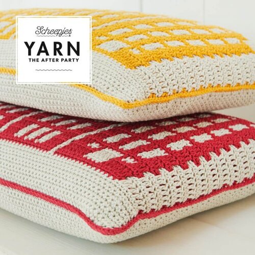 SCHEEPJES YARN THE AFTER PARTY NR.80 CANAL HOUSES CUSHION NL