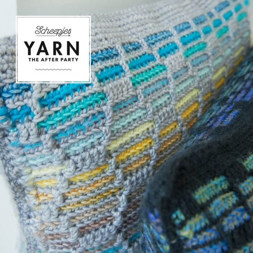 SCHEEPJES YARN THE AFTER PARTY NR.50 HONEYCOMB CUSHION NL