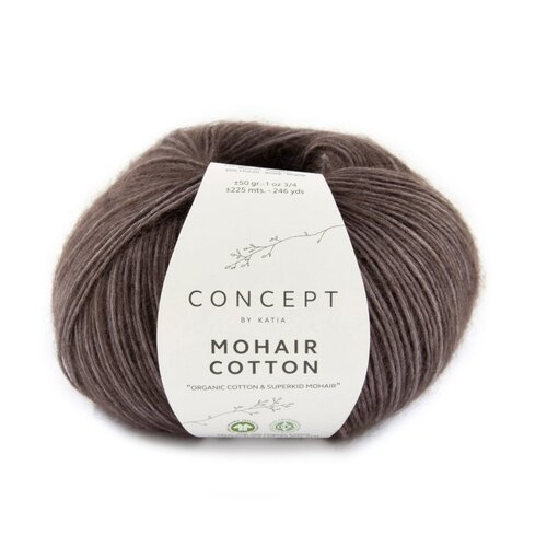 KATIA MOHAIR COTTON berenjena oscuro - 80 KATIA MOHAIR COTTON berenjena oscuro - 80