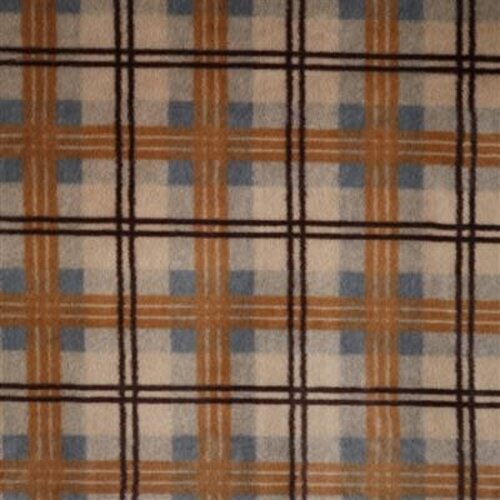 FAUX FUR CHECK bruin FAUX FUR CHECK bruin