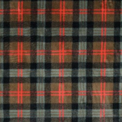 FAUX FUR CHECK donker FAUX FUR CHECK donker
