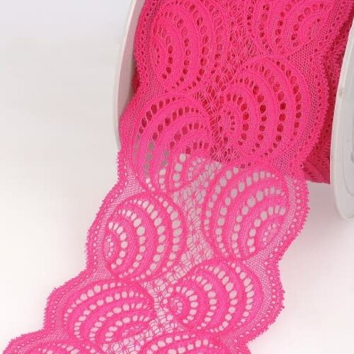 Nylon stretch kant 100mm - fushia