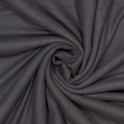Double brushed knit - zwart Double brushed knit - zwart