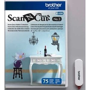 BROTHER ScanNcut woondecoratie patronencollectie nr3