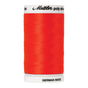 METTLER POLY SHEEN N°40 - 800m  - 1306 Devil Red