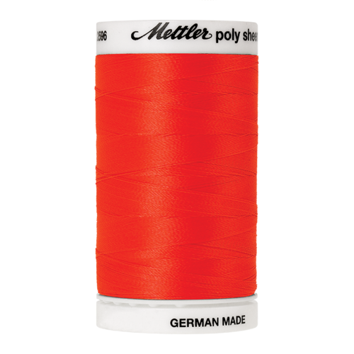 METTLER POLY SHEEN N°40 - 800m  - 1306 Devil Red