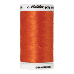 METTLER POLY SHEEN N°40 - 800m  - 1300 Tangerine