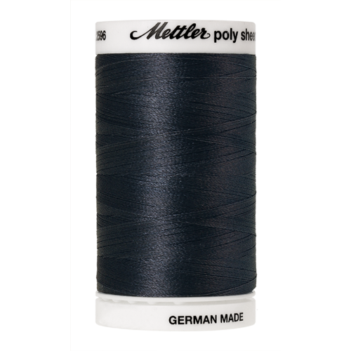 METTLER POLY SHEEN N°40 - 800m  - 0132 Dark Pewter