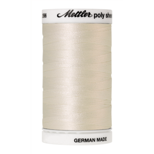 METTLER POLY SHEEN N°40 - 800m  - 0101 Eggshell