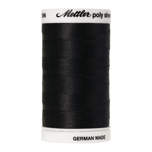 METTLER POLY SHEEN N°40 - 800m  - 0020 Black