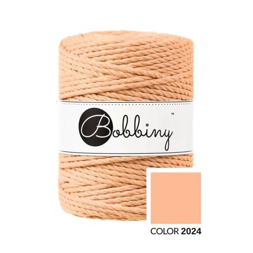 BOBBINY Macrame 5mm – Peach Fuzz - ropes 3PLY