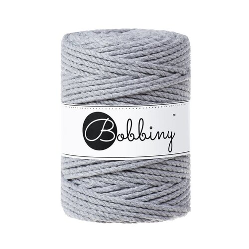 BOBBINY Macrame 5mm – Silver - ropes 3PLY