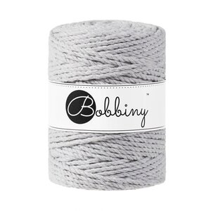 BOBBINY Macrame 5mm – Light Grey - ropes 3PLY