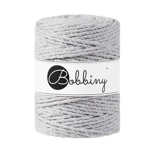 BOBBINY Macrame 5mm – Light Grey - ropes 3PLY