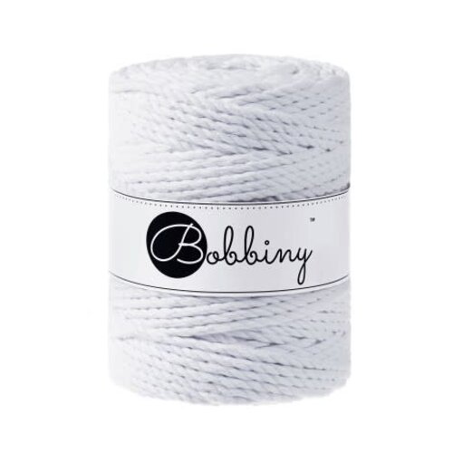 BOBBINY Macrame 5mm – White - ropes 3PLY