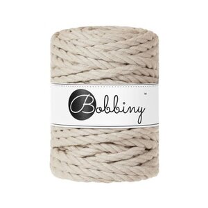 BOBBINY Macrame 9mm – Beige - ropes 3PLY