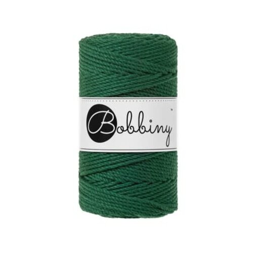 BOBBINY Macrame 3mm – Pine Green - ropes 3PLY